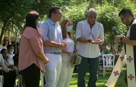 El predio donde estará ubicada recibió la bendición.