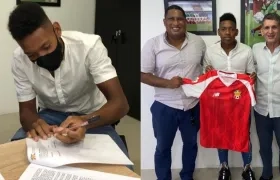 Jesús Díaz al lado de Francisco Sánchez y Ernesto Herrera Diazgranados. 