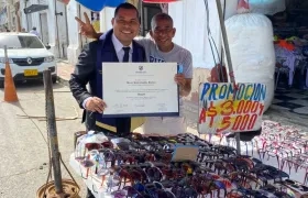 Alexis Castillo con su papá Germán