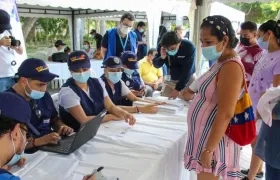 Feria de servicios para la población migrante. 