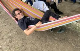 El exguerrillero Pastor Alape, reincorporado de las FARC.