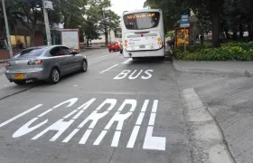 Así operará el carril preferencial en la calle 76.