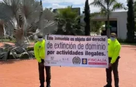 Uno de los bienes embargados con fines de extinción de dominio.