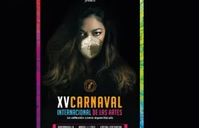 Afiche del Carnaval Internacional de las Artes 2021.