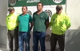 Jair y Marcial Morales Charrys cuando fueron capturados. 