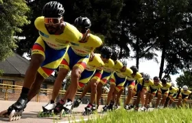 Alex Cujavante encabeza la fila de corredores de Colombia. 