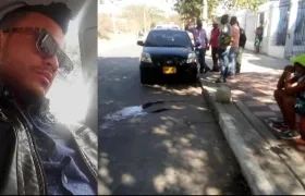 Humberto Mario Barrios Ospino fue baleado en este sector del barrio Las Estrellas.
