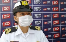 Teniente de fragata Karen Mancera