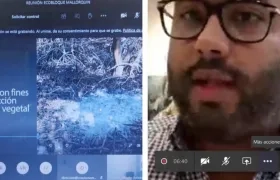 Reunión virtual para analizar la situación en Mallorquín.