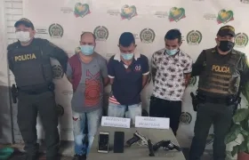 Capturados por los delitos de secuestro extorsivo agravado y hurto calificado y agravado. 