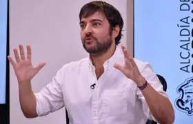 El Alcalde de Barranquilla, Jaime Pumarejo.