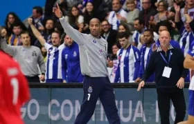 Alfredo Quintana, portero de balonmano del Porto. 