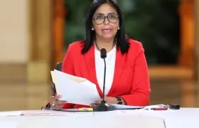 Delcy Rodríguez, vicepresidenta ejecutiva de Venezuela.