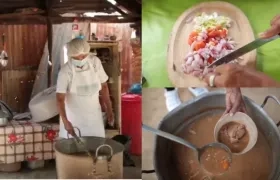 Margarita Barrios, cocinera tradicional de Sibarco.