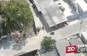 Operativos de la Policía con ayuda de drones. 