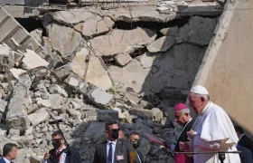 El Papa Francisco visita Mosul y conoció las atrocidades del Estado Islámico.