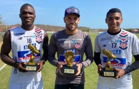 Germán Mera, Sebastián Viera y Gabriel Fuentes. 