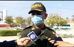 General Diego Rosero, comandante de la Policía Metropolitana.