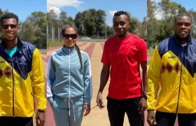 Jean Carlos Mina, Angie Pabón, Luis Dahir Arizala y José Gregorio Lemos.