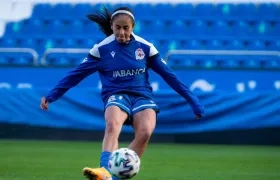 Carolina Arbeláez, jugadora colombiana. 