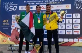 Éider Arevalo consiguió el tercer lugar en carrera de Dudinska 50, en Eslovaquia.
