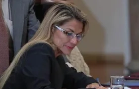 Jeanine Áñez, expresidenta interina de Bolivia.