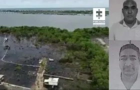 Imagen de la Ciénaga de la Virgen y capturados.