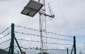 Estación meteorológica para la generación de alertas tempranas en Providencia.