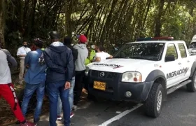 El grupo de extranjeros estaría conformado por 40 nacionales de Haití, de los cuales 11 serían menores de edad. 