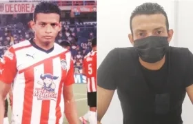 Jaider Romero, en su etapa en Junior y ahora. 