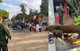 La Policía de Atlántico hizo cumplir el toque de queda y ley seca. 