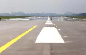 El contratista tuvo a su cargo la repavimentación de la pista de El Dorado.