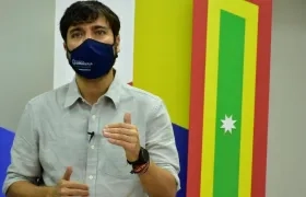 El Alcalde de Barranquilla, Jaime Pumarejo.