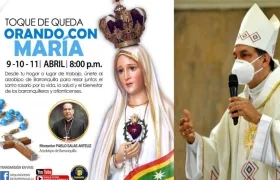 Monseñor Pablo Salas, arzobispo de Barranquilla.