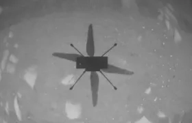 imagen tomada por el helicóptero Ingenuity 