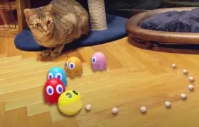 Pac-Man en realidad aumentada. 