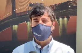 El Alcalde de Barranquilla, Jaime Pumarejo.