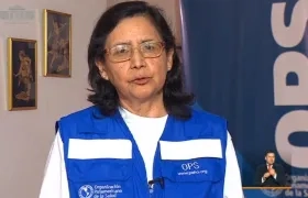 Gina Tambini, representante de la OPS/OMS en Colombia.