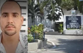 Juan Pablo Gómez Múnera estaba en esta zona de la cárcel cuando le dispararon. 