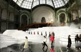 Desfile de Chanel en París el 3 de marzo de 2020.  