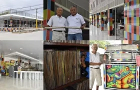 Imágenes del estadero y del 'Negro Argel' con su papá.