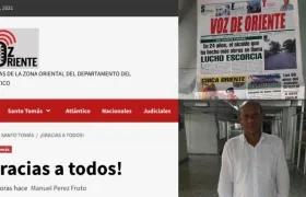 Imágenes del Voz de Oriente y de Manuel Pérez Fruto.