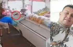 Jorge Luis Ramírez atendía en la tienda que arrendó cuando lo mataron. 