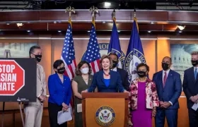 La presidenta de la Cámara de Representantes, Nancy Pelosi.