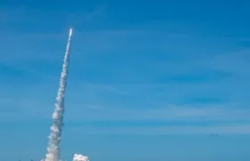 Así despegó el Atlas V  desde Cabo Cañaveral, en el centro de Florida, EE.UU. 