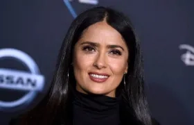 Salma Hayek, actriz y productora mexicana.