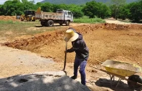 Obras de las nuevas bóvedas. 