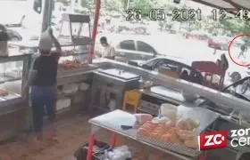 Momento del homicidio.