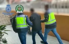 Luis Jhon Castro Ramírez, alias "El zarco", preso en España.