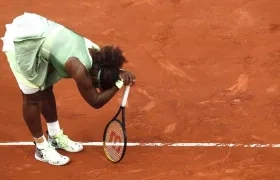 Serena Williams, derrotada en París.